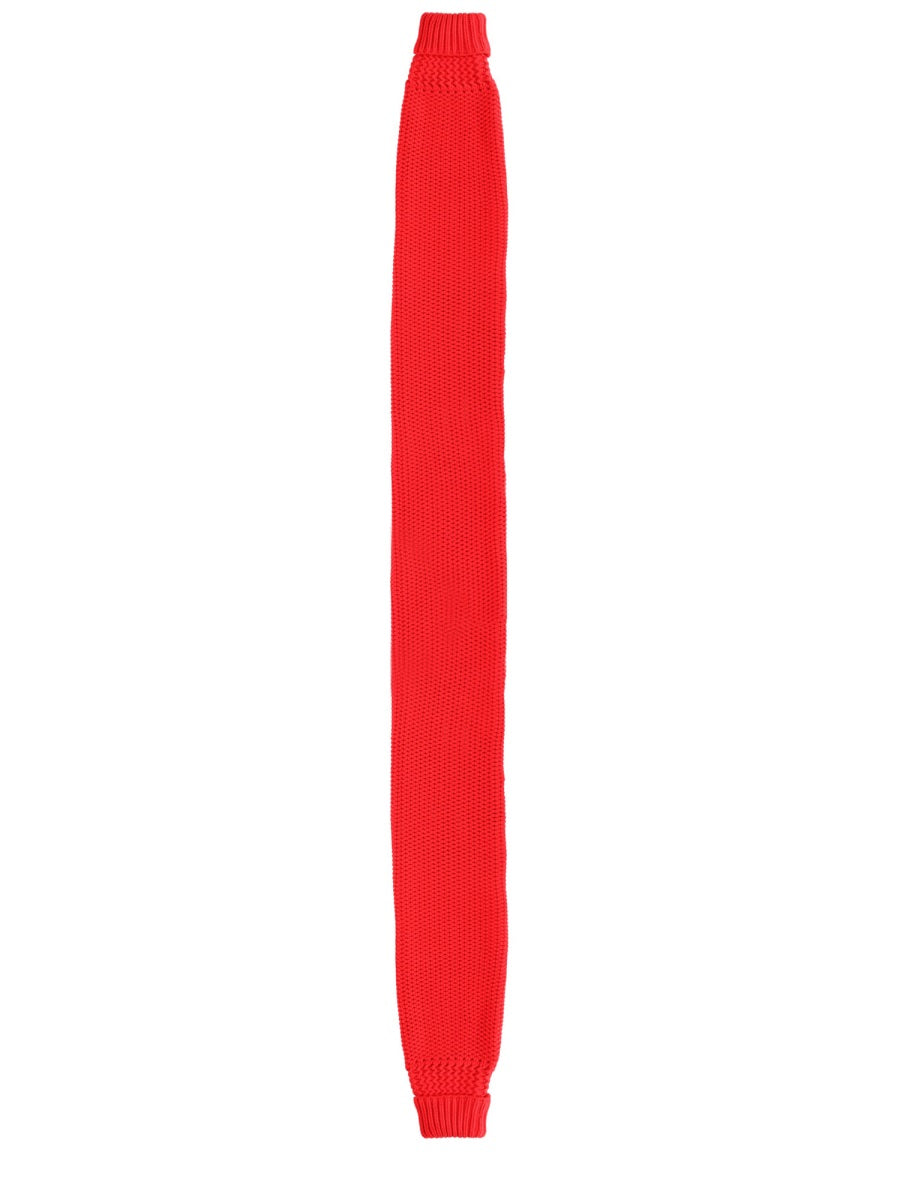 Sleeve Scarf Red Cotton