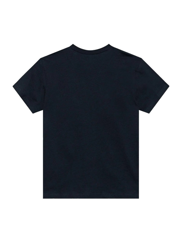 T-Shirt Dalmation V Crew Black Cotton T-shirts