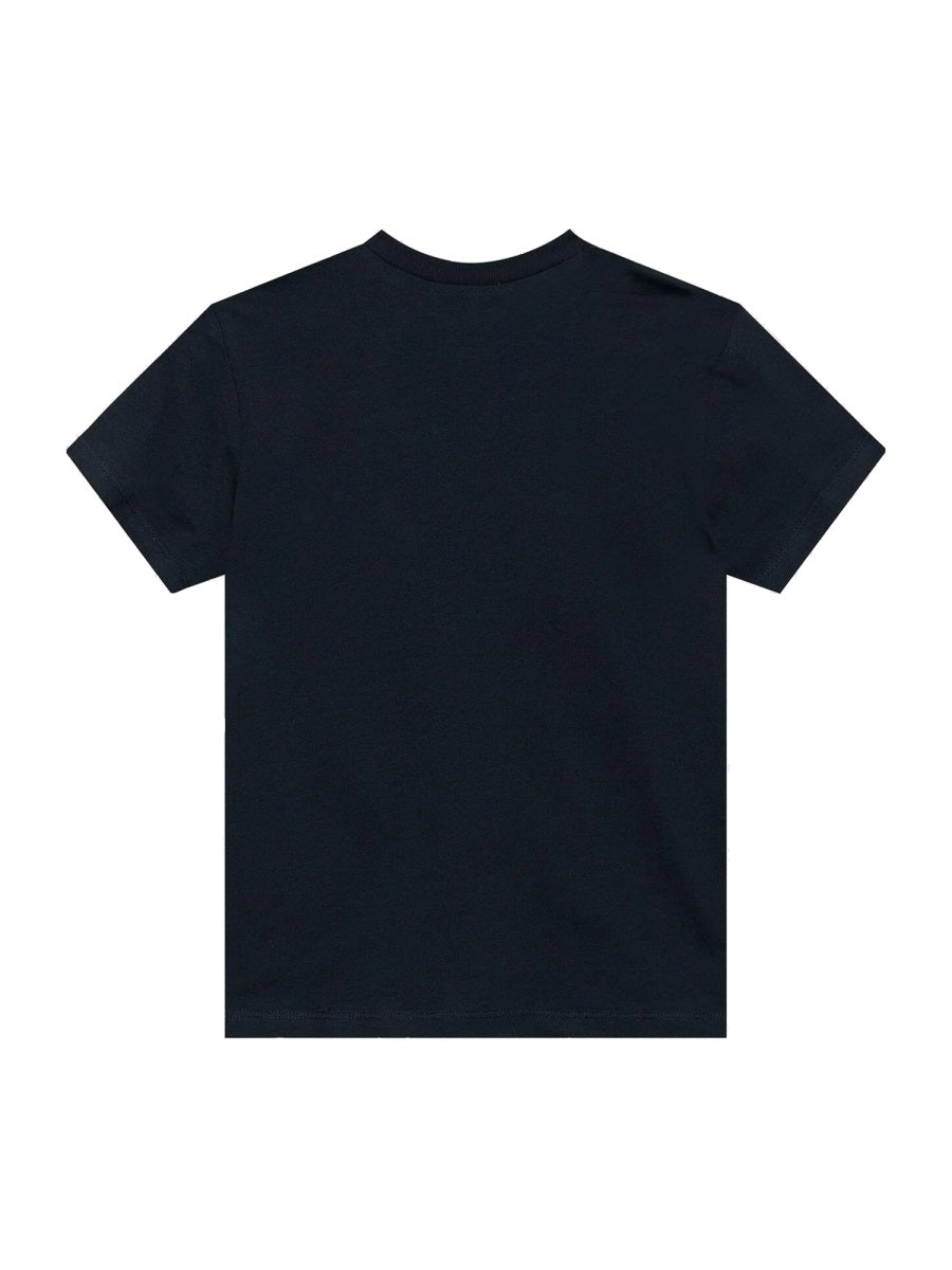 T-Shirt Dalmation V Crew Black Cotton T-shirts