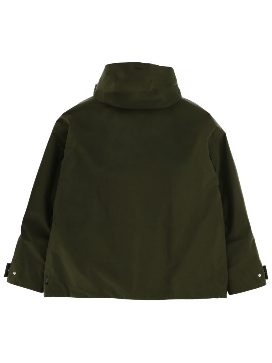 Goretex Parka Green Polyester Trench & Raincoats