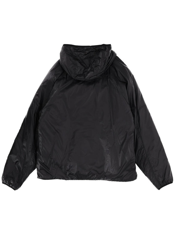 Hooded Jacket Black Polyamide