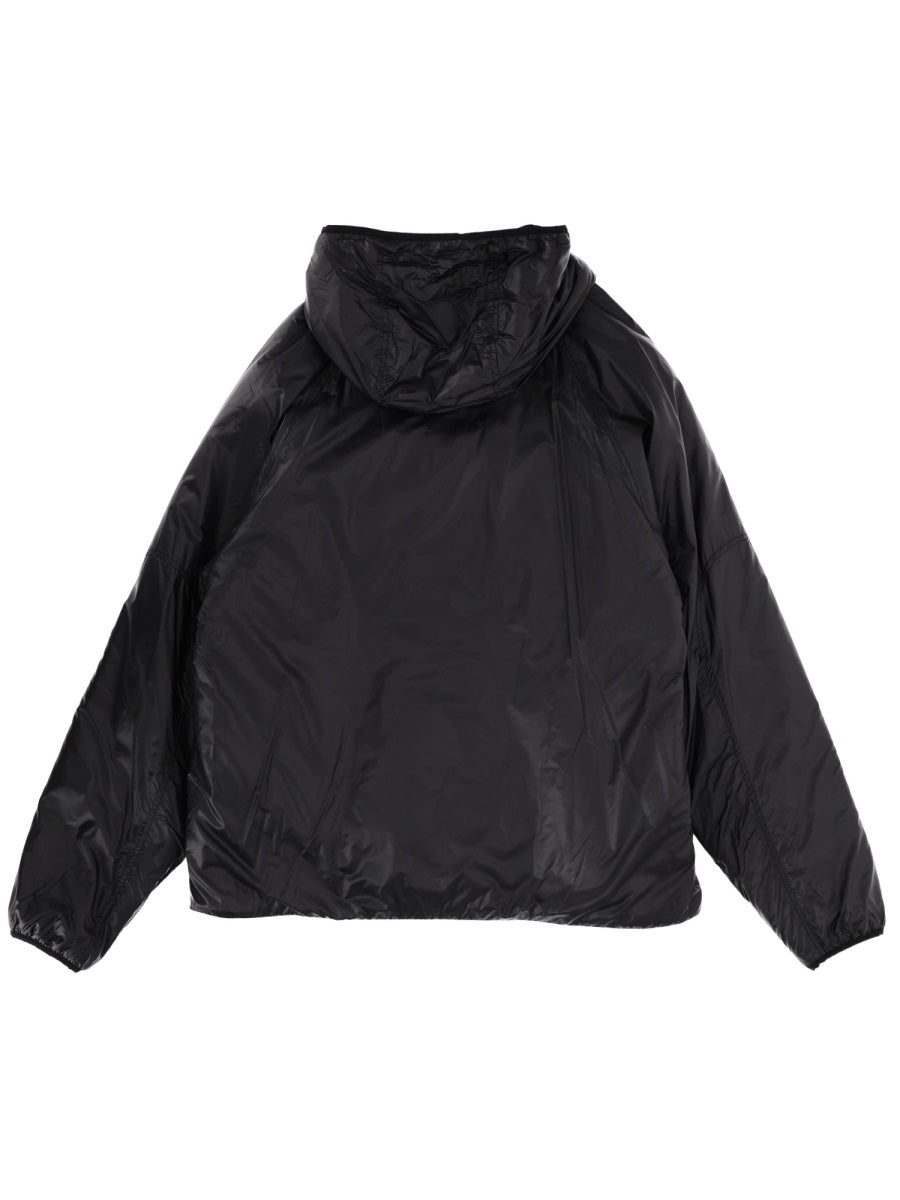 Hooded Jacket Black Polyamide