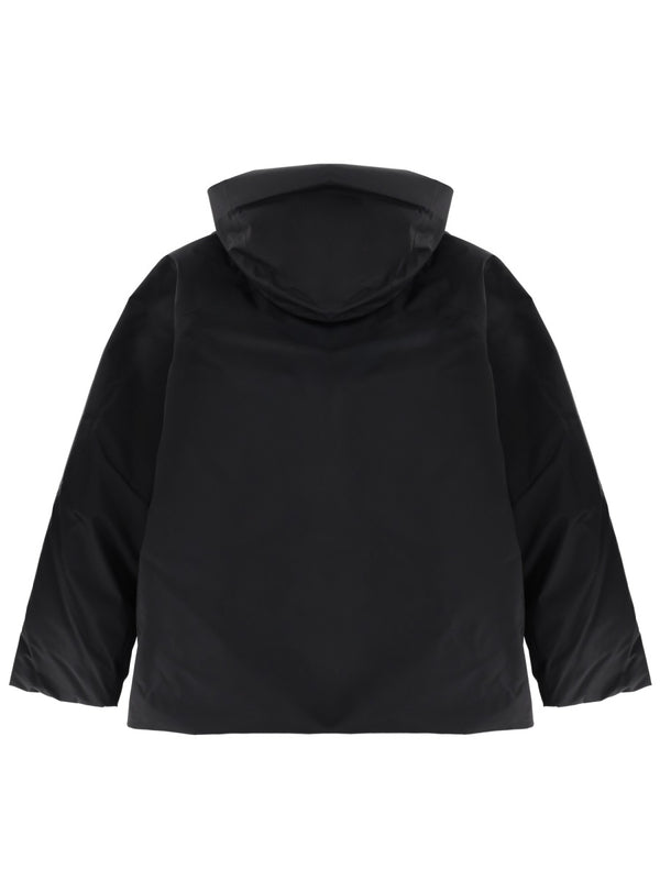 Relaxed Fit Jacket Black Polyamide
