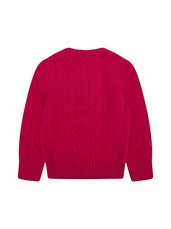 Knit Jumper Fuchsia Wool-Cashmere Wool Cashmere Jumpers
