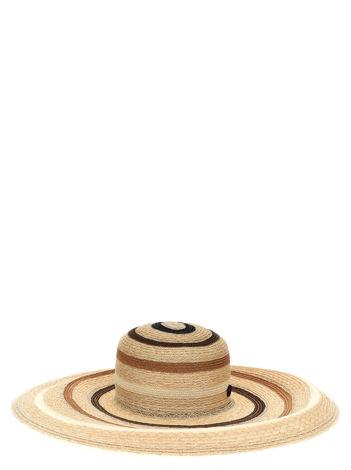 Veronika hat Multicolor Abaca Cotton