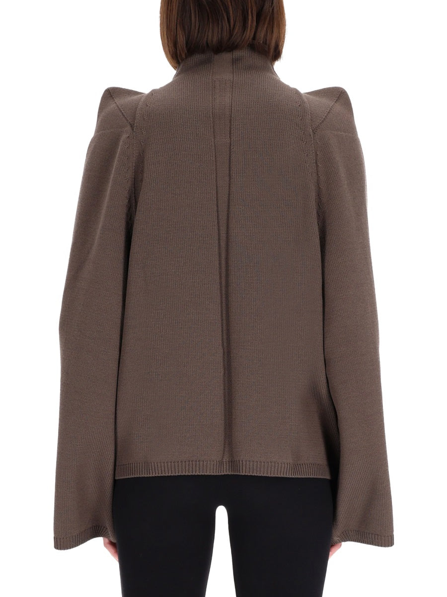 Wool Top Sweater Grey New Tops