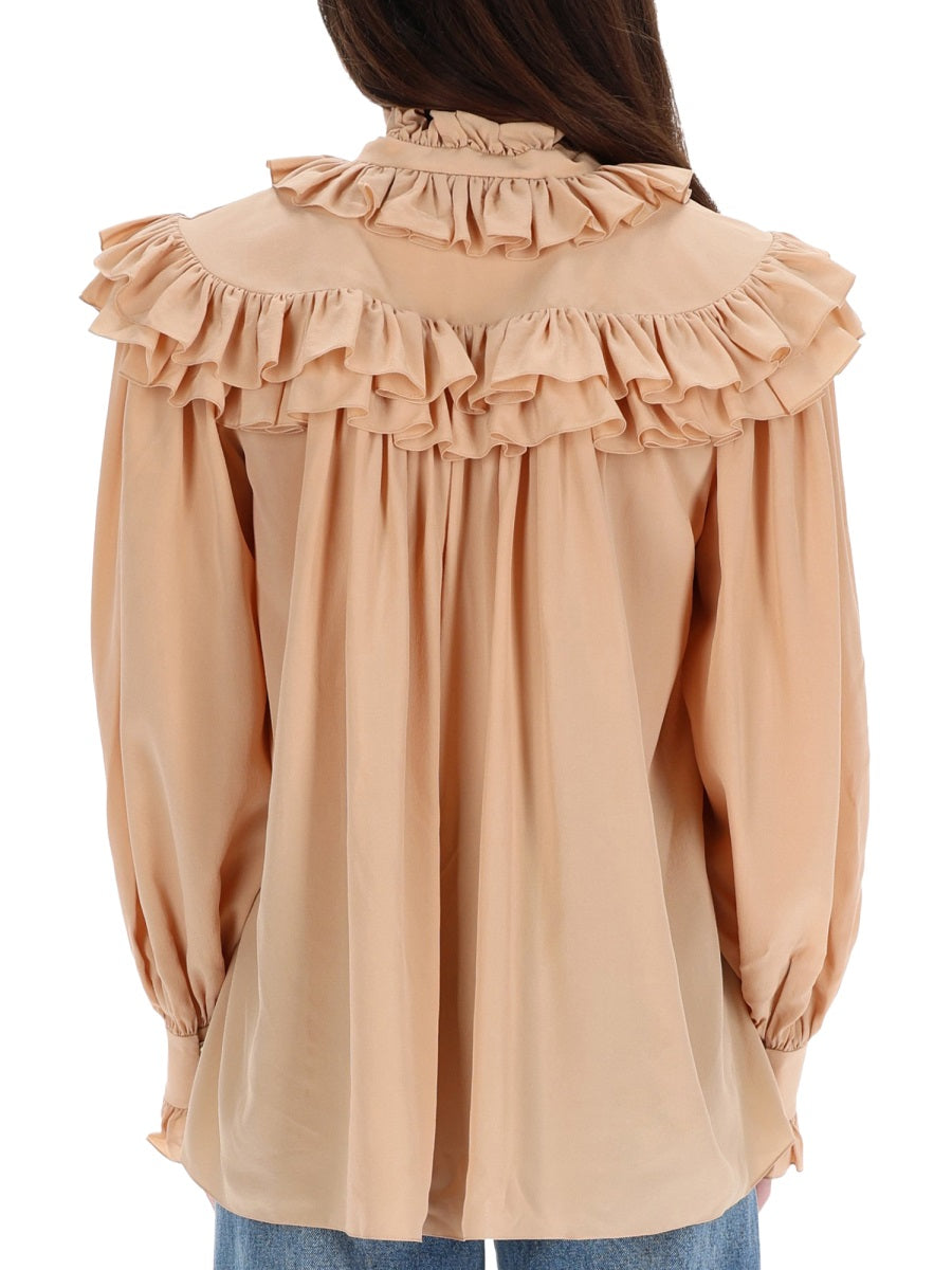 Silk Shirt Nude