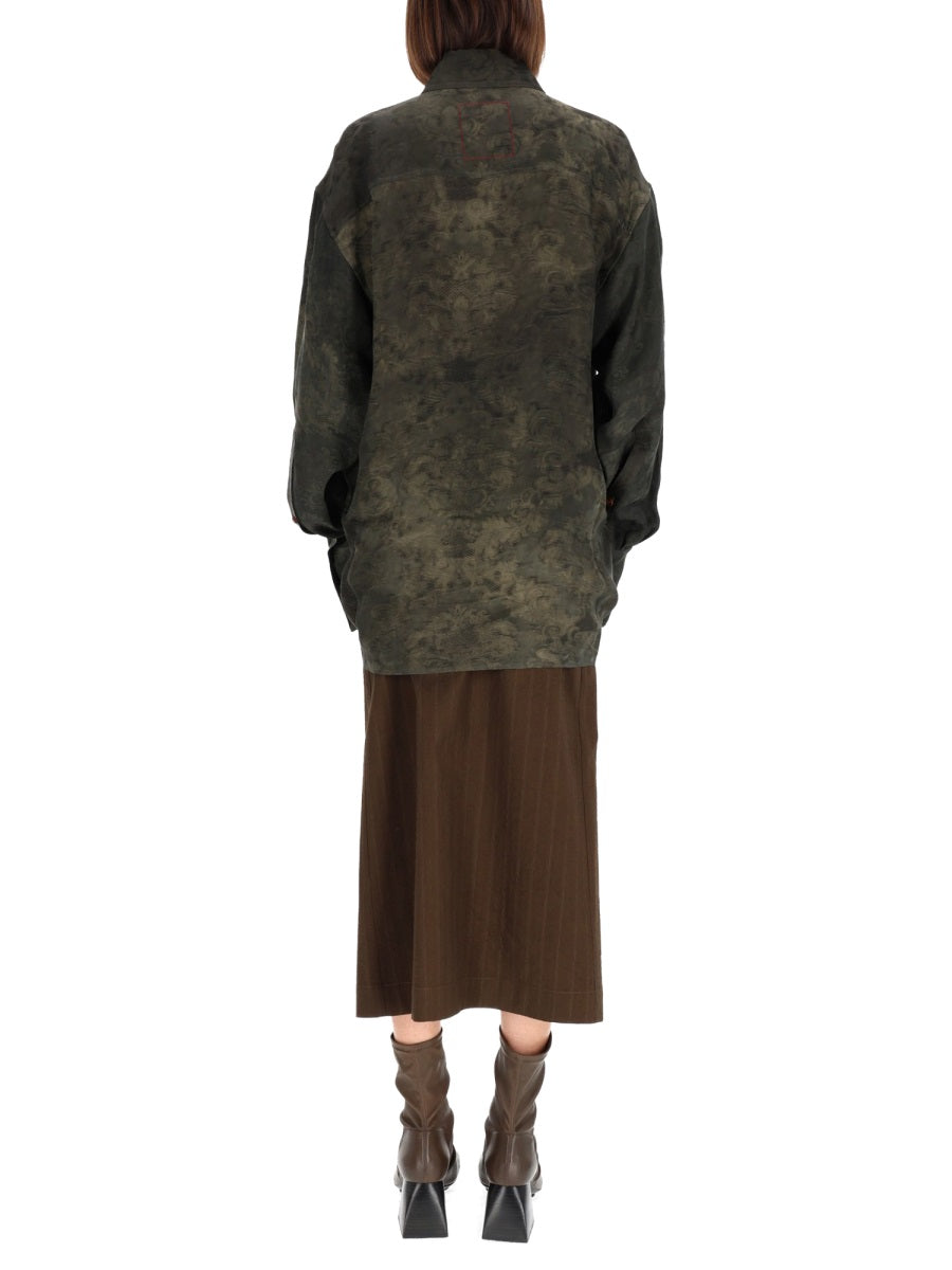 Tubby Shirt Green Viscose