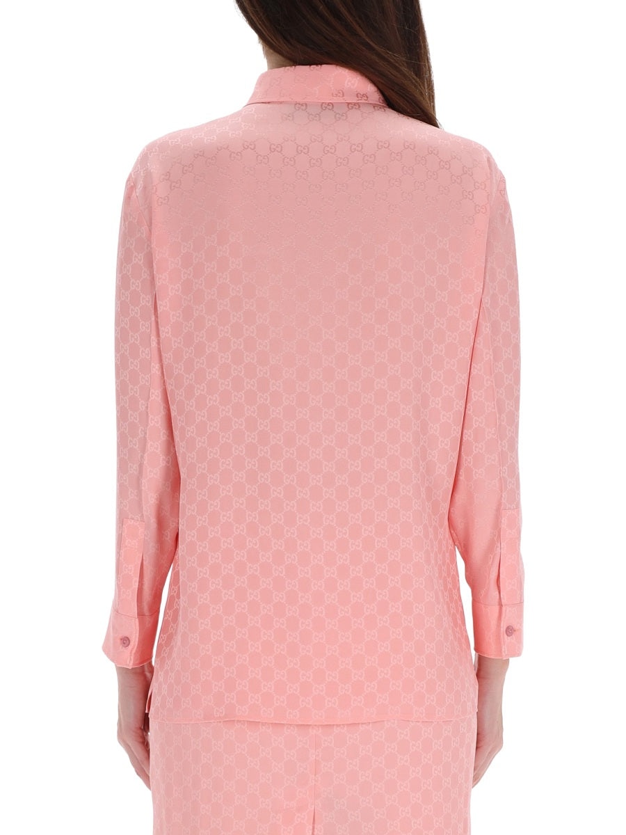 Silk Shirt Pink