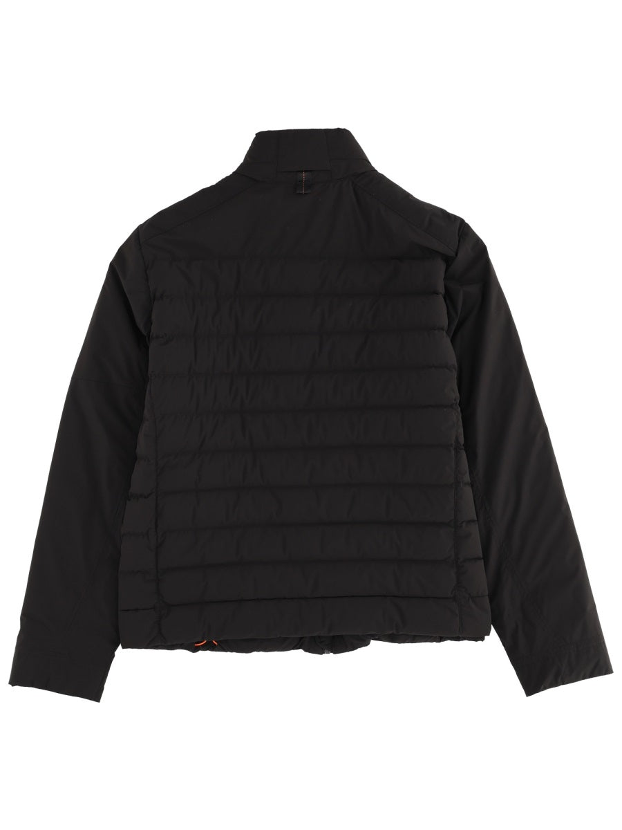 Black Down Jacket Berel Polyamide Trench & Raincoats