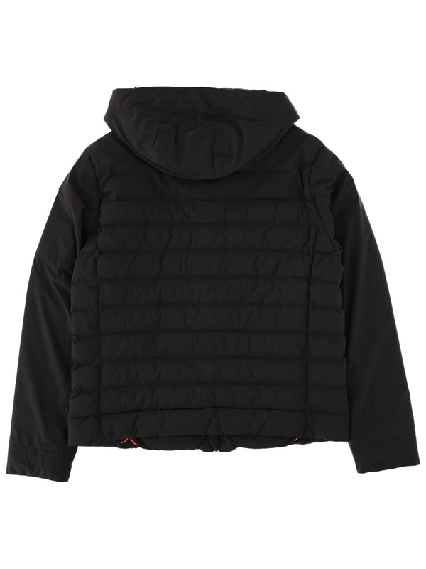 Down Jacket Colbert Black Polyamide Elastane Trench & Raincoats