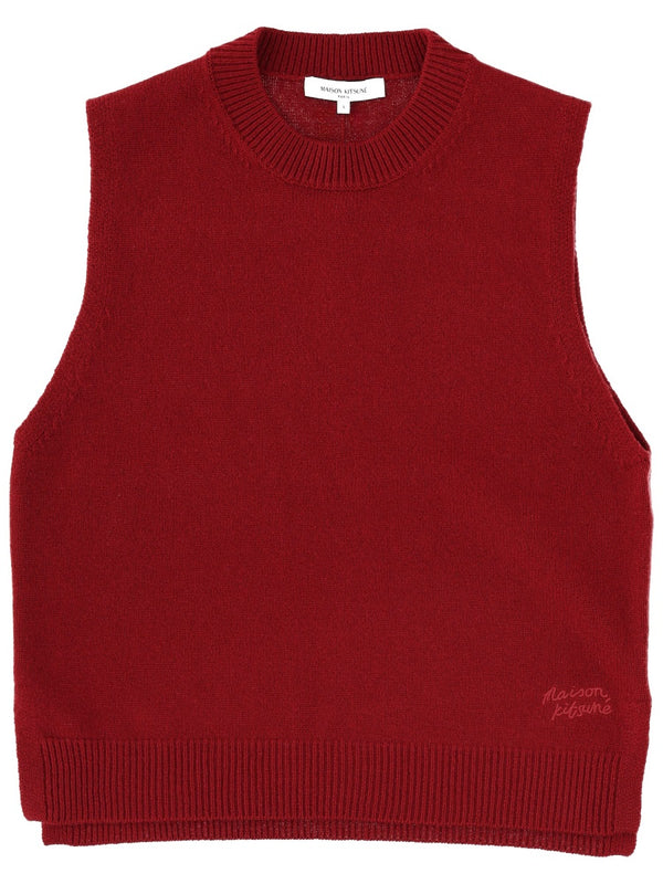 Wool Vest Bordeaux Waistcoats & Gilets