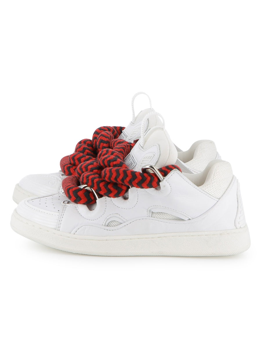 Leather Sneakers Powder Trainers