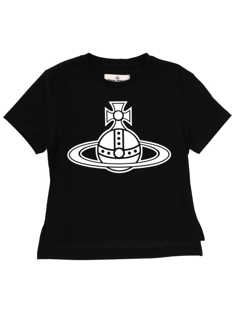Paris Orb Mini T-Shirt Black Cotton T-shirts
