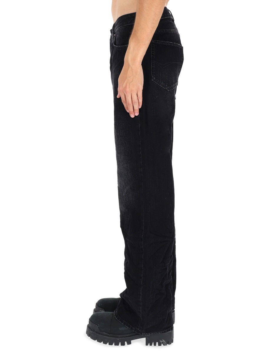 Jeans Deconstructed Black Cotton