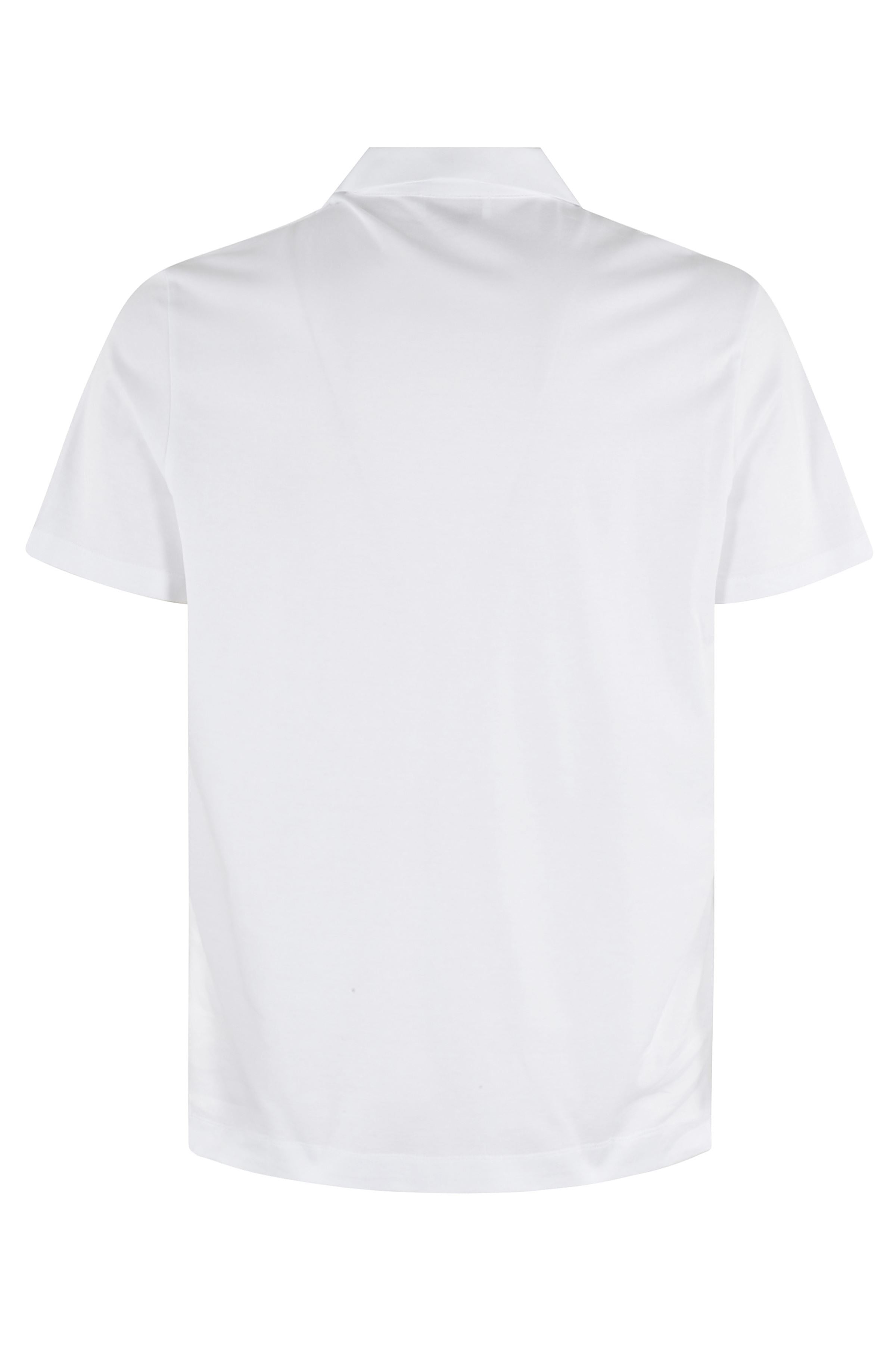 Polo Regular In Jersey White Cotone
