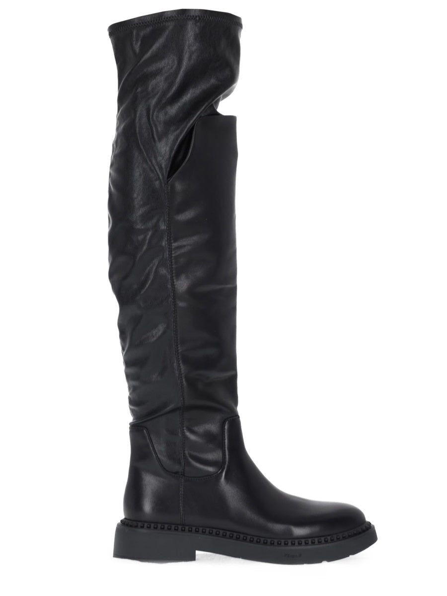 Boot Maxim Black Calf Leather Polyurethane