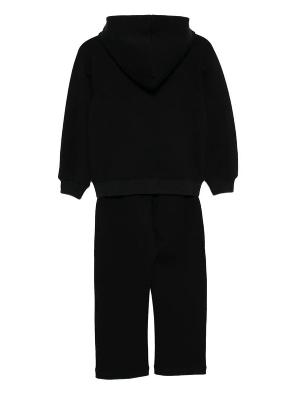 Track Pants Cotton-Blend Black