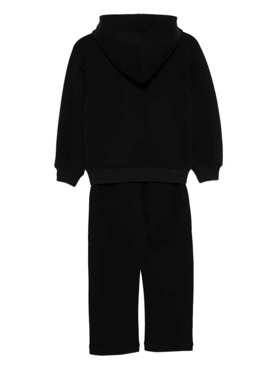 Track Pants Cotton-Blend Black