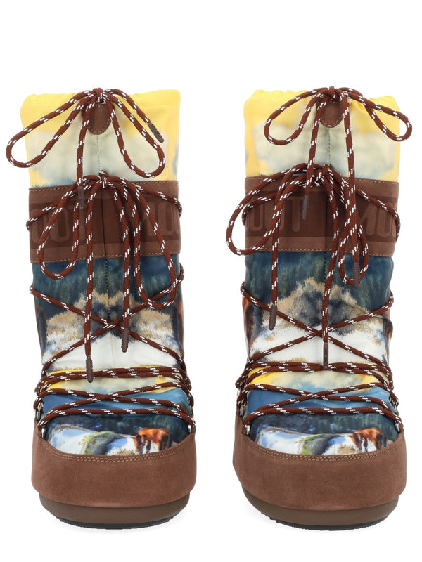 Moon Boot X Guest Residence Brown Polyester