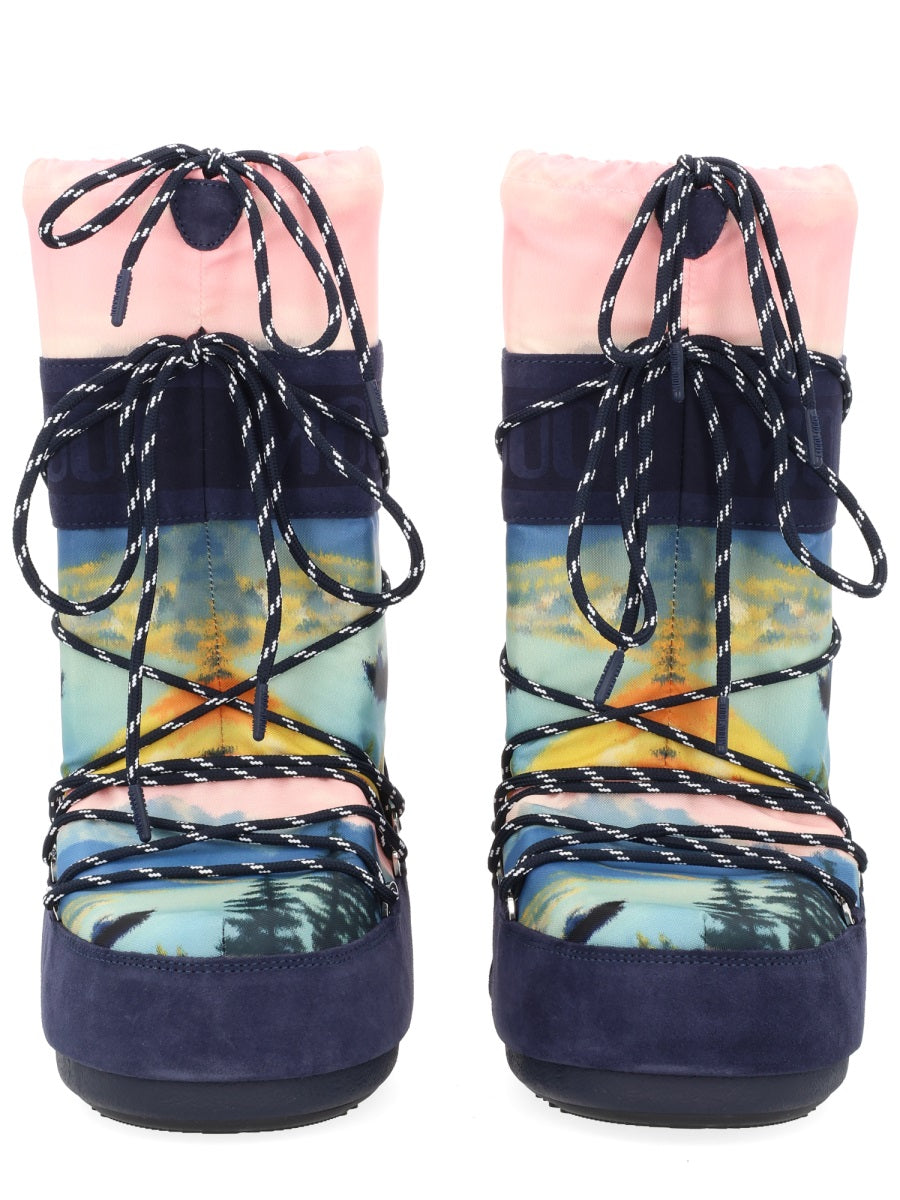 Moon Boot X Guest Residence Blue Polyester