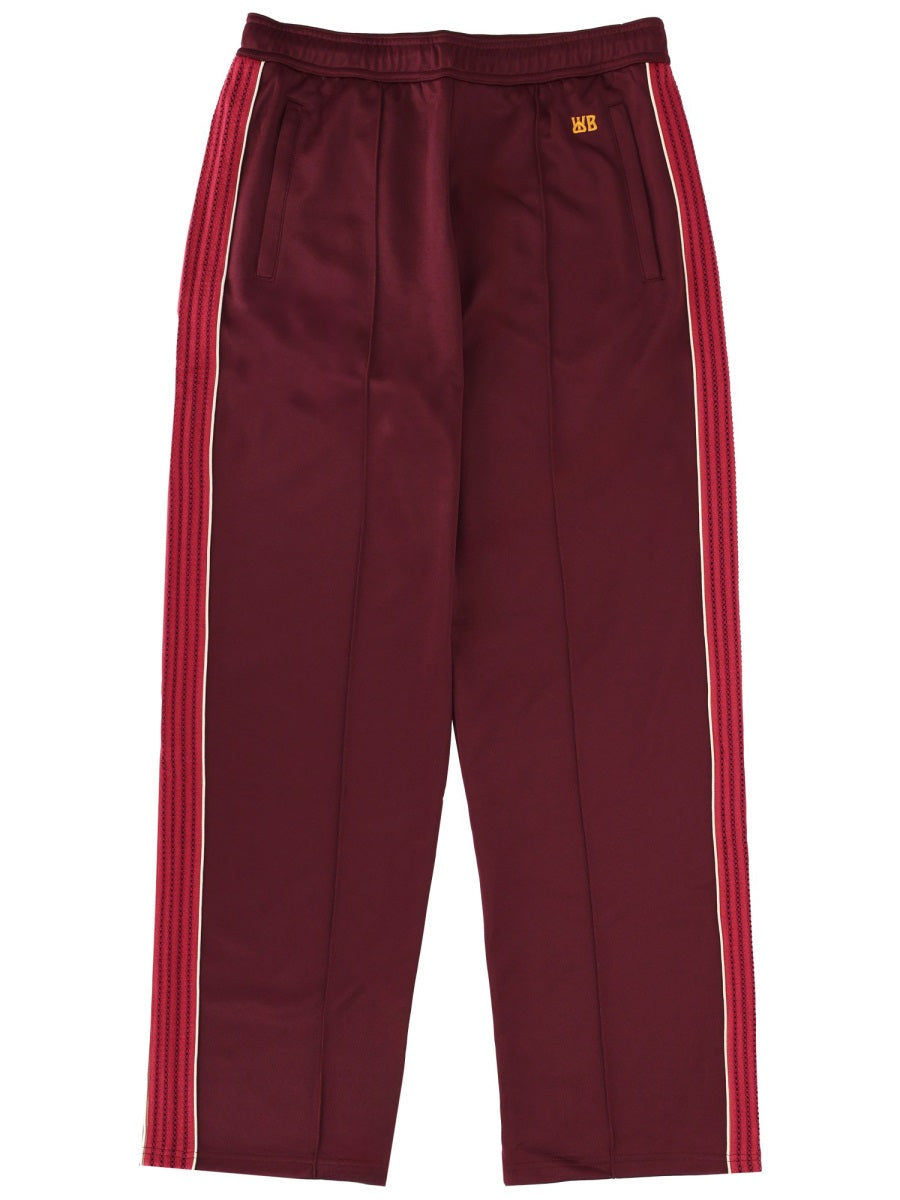 Bordeaux Loose Fit Jogger Pants Polyester Track