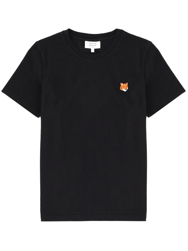 Fox Head T-Shirt Black Cotton T-shirts
