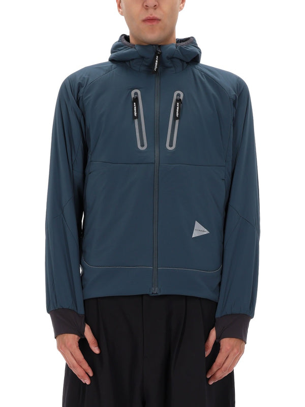 Alpha Air Jacket Blue Polyester