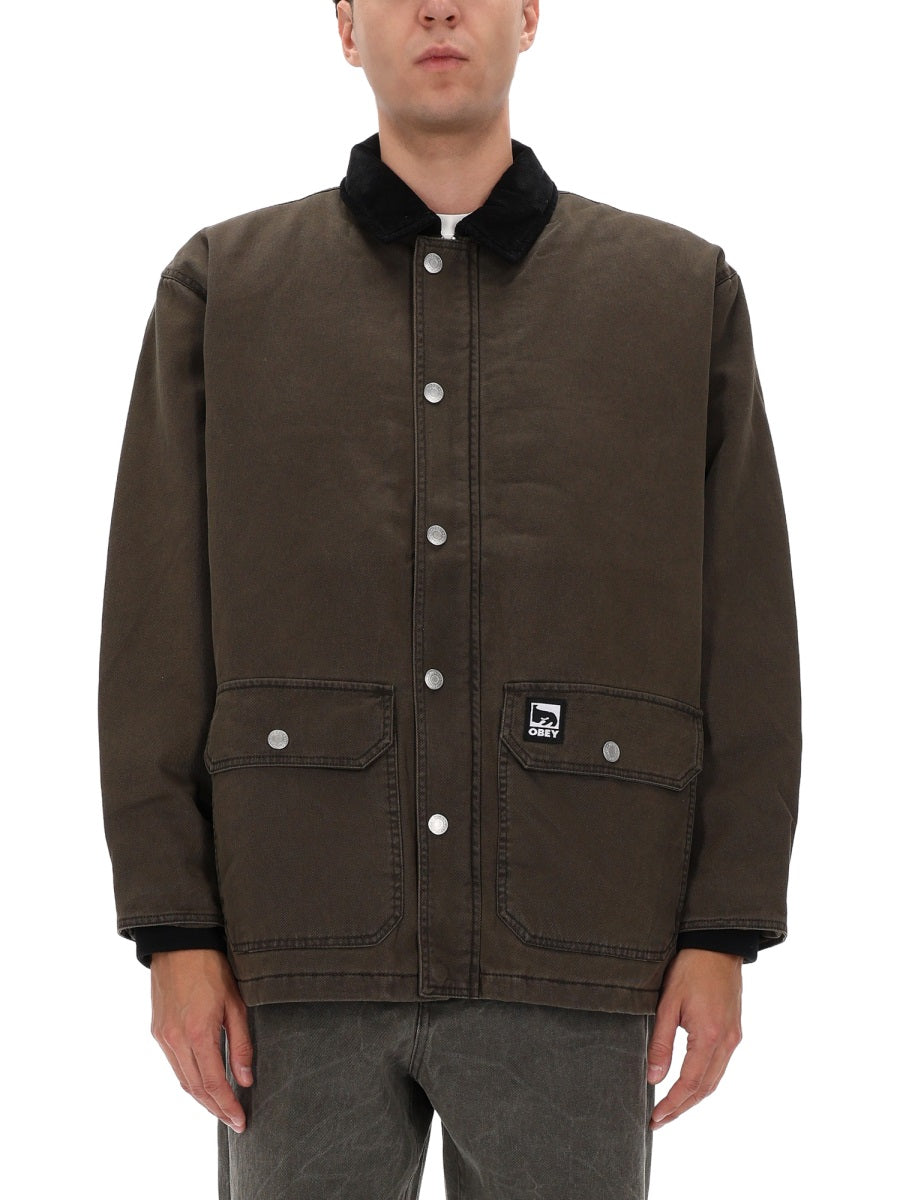 Norton Barn Coat Green Cotton Jacket