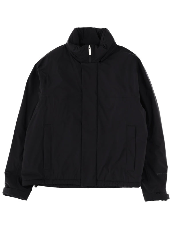 Zip Closure Jacket Black Polyamide