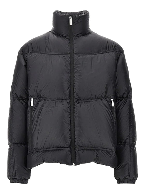 Padded Jacket Black Polyamide Trench & Raincoats
