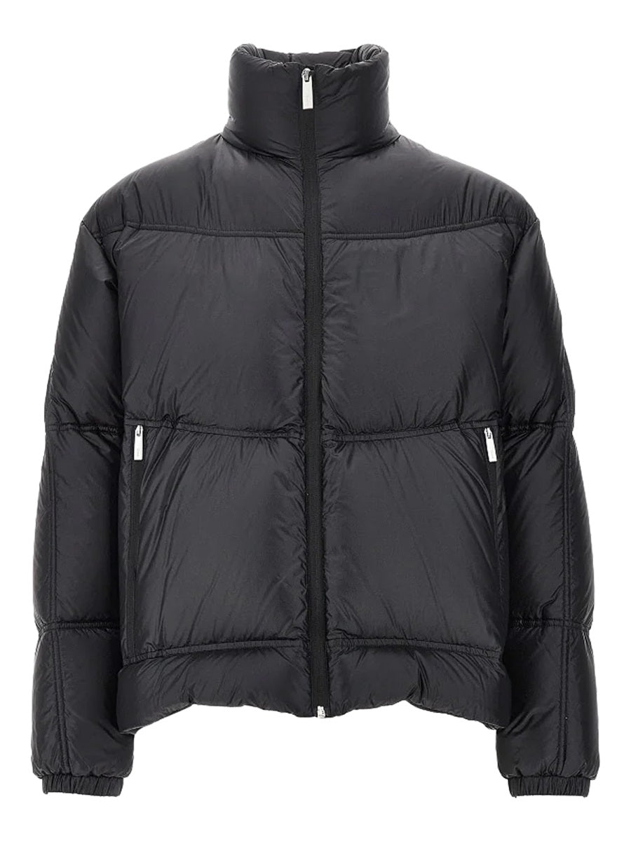 Padded Jacket Black Polyamide Trench & Raincoats