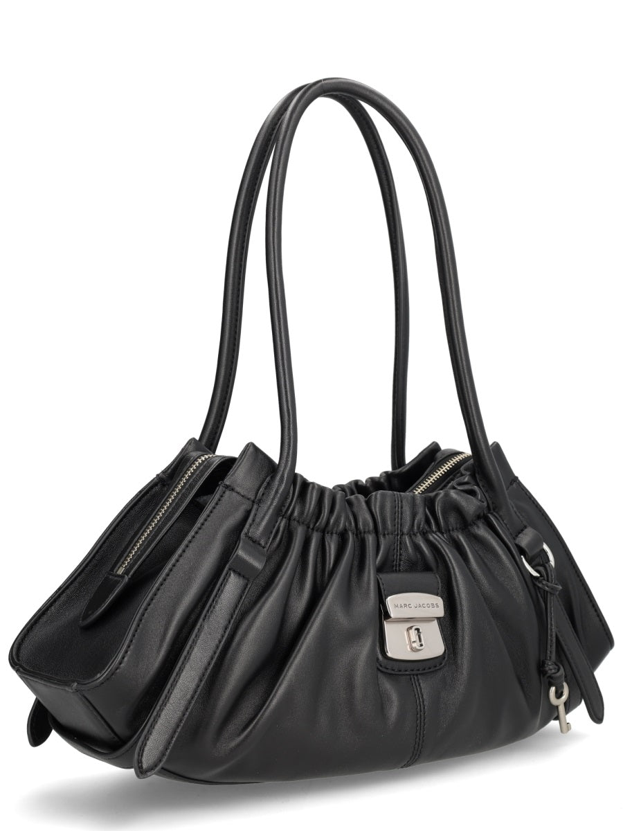 Satchel Bag The Cristina Medium Black Leather Shoulder