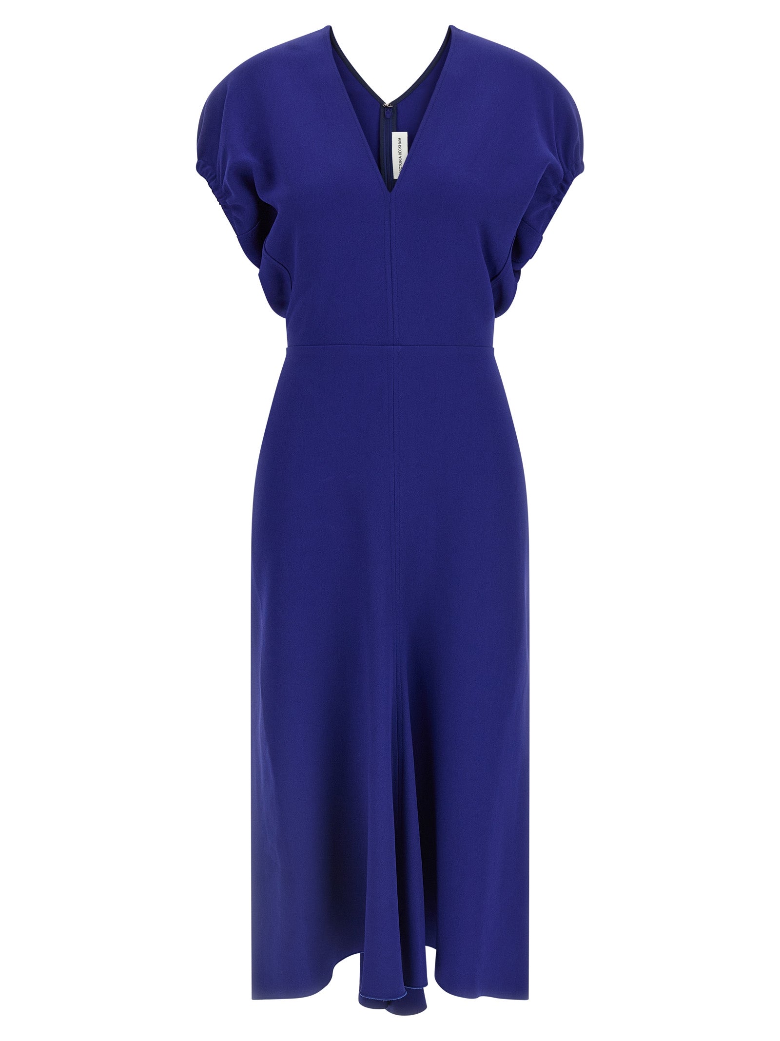 Edith dress Blue Viscose Acrylic Elastane