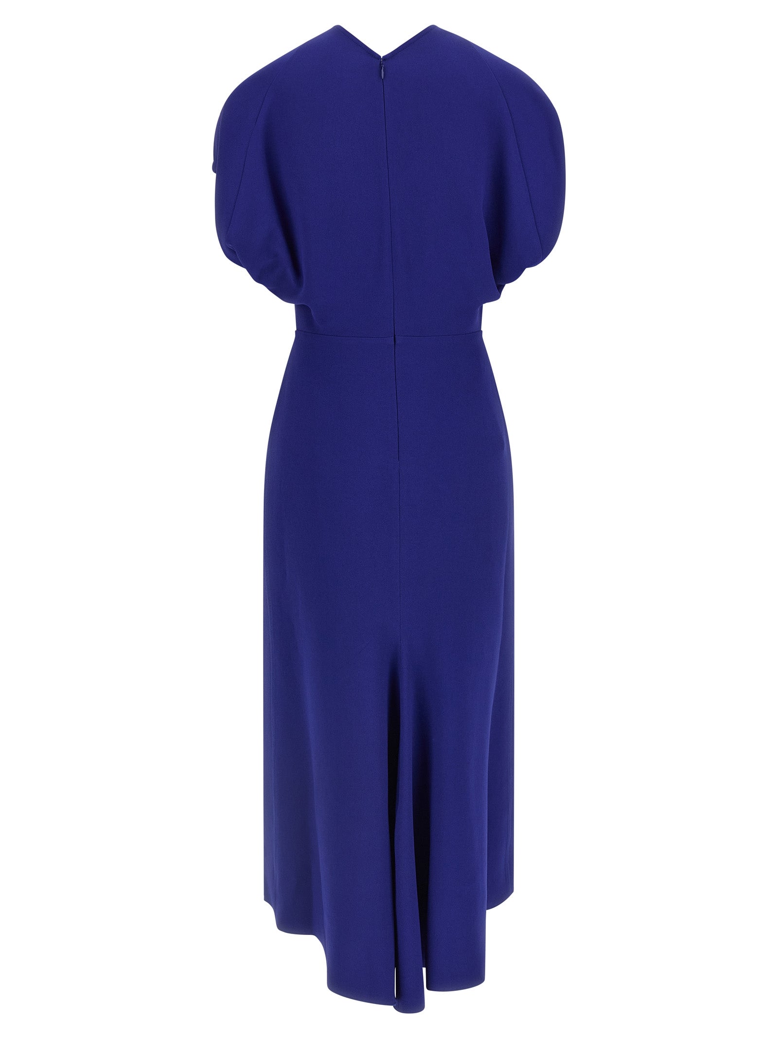 Edith dress Blue Viscose Acrylic Elastane