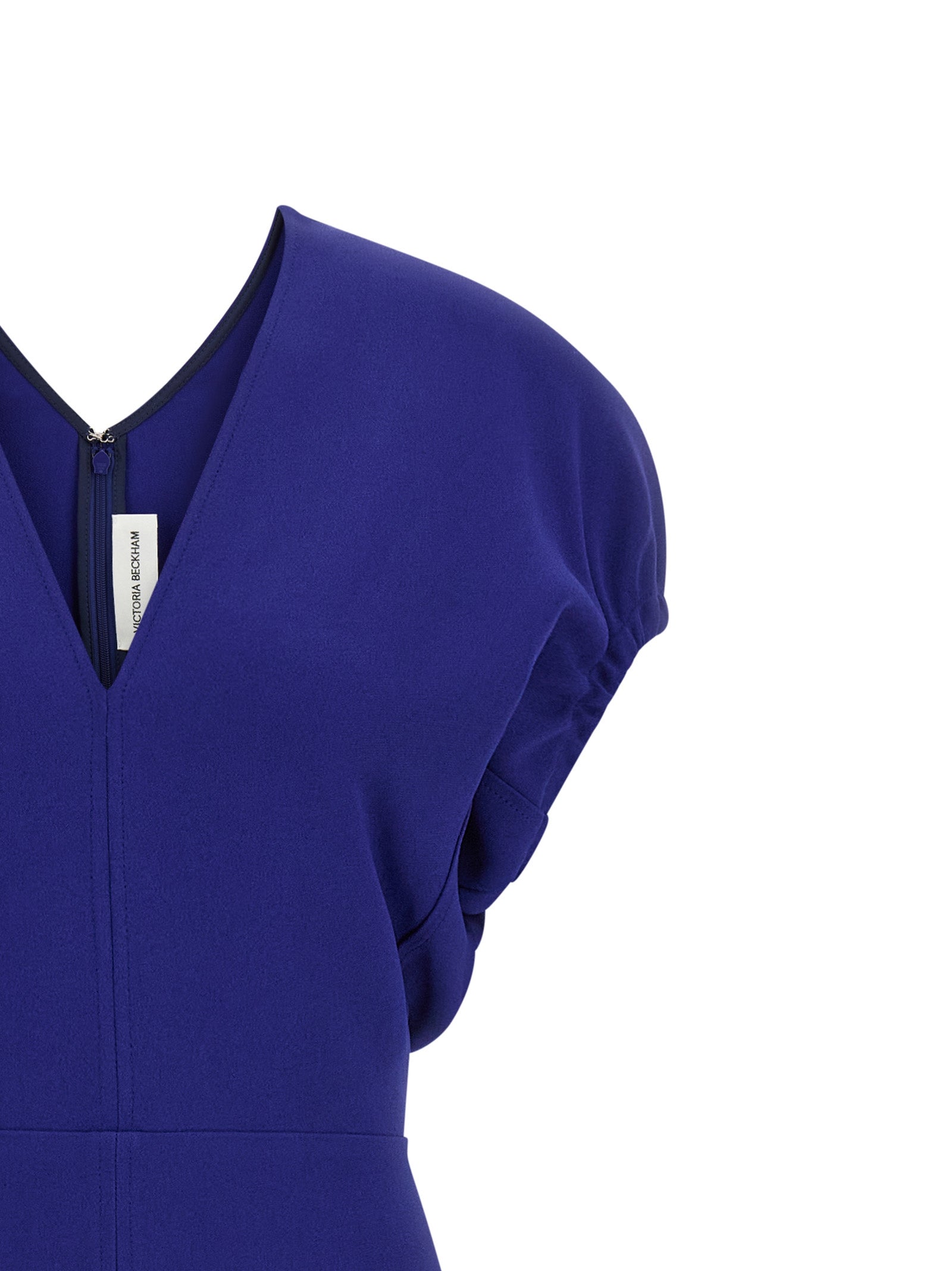 Edith dress Blue Viscose Acrylic Elastane