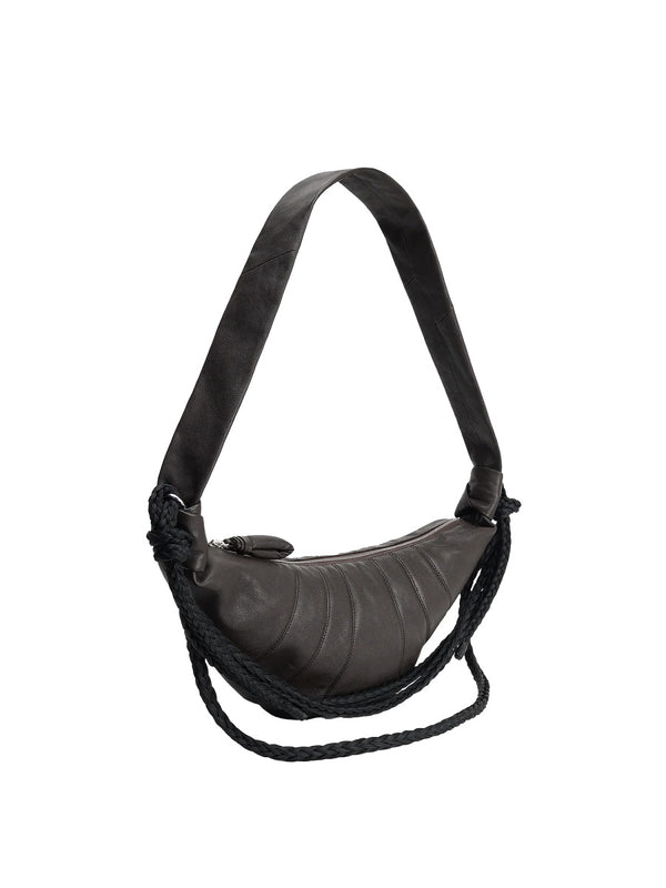 Croissant Bag Brown Buffalo Leather Shoulder