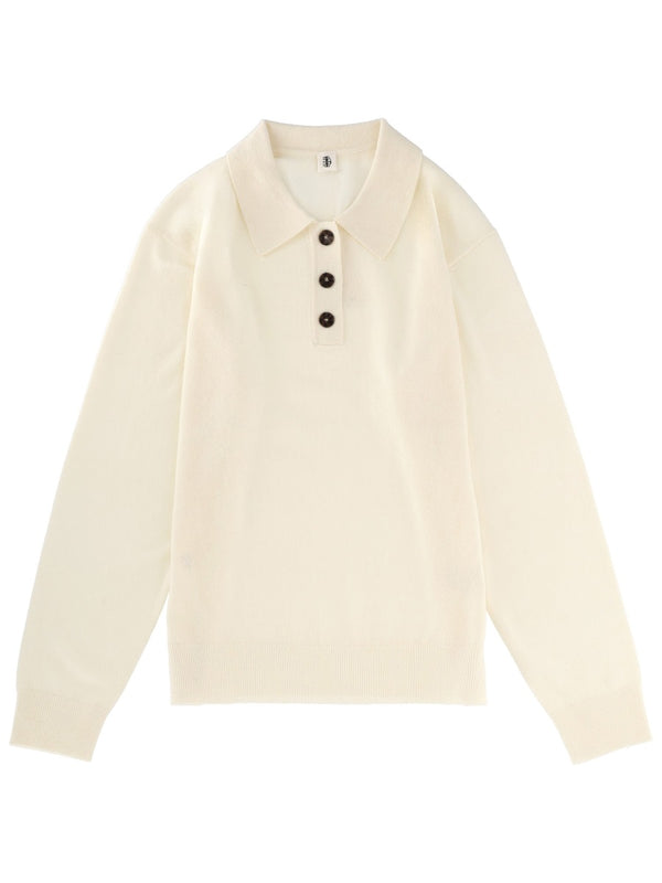 Polo Como Beige Polyester Jumpers