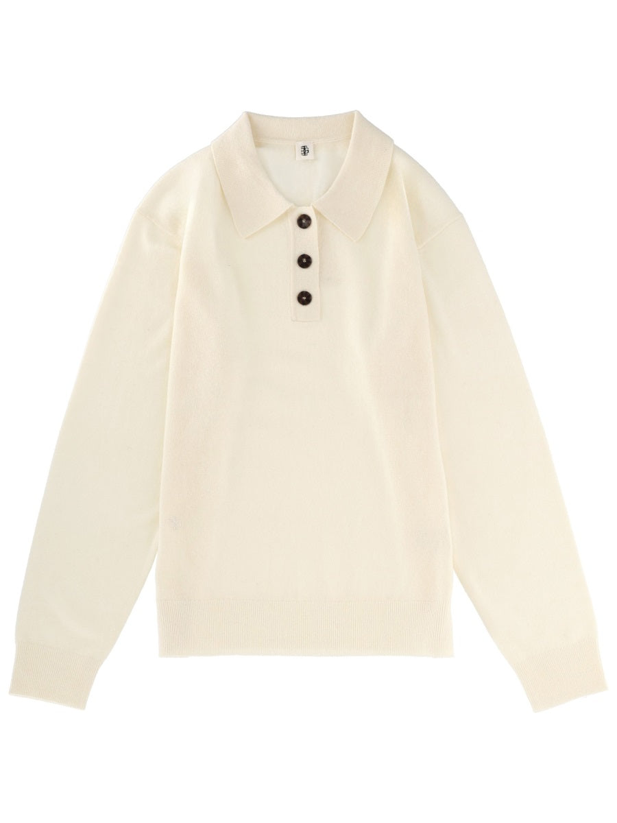 Polo Como Beige Polyester Jumpers