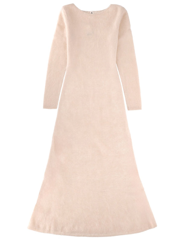 Long Dress Roma Ivory Mohair