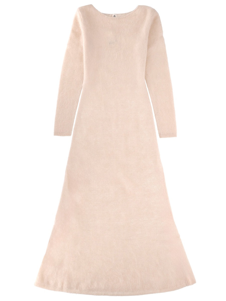 Long Dress Roma Ivory Mohair