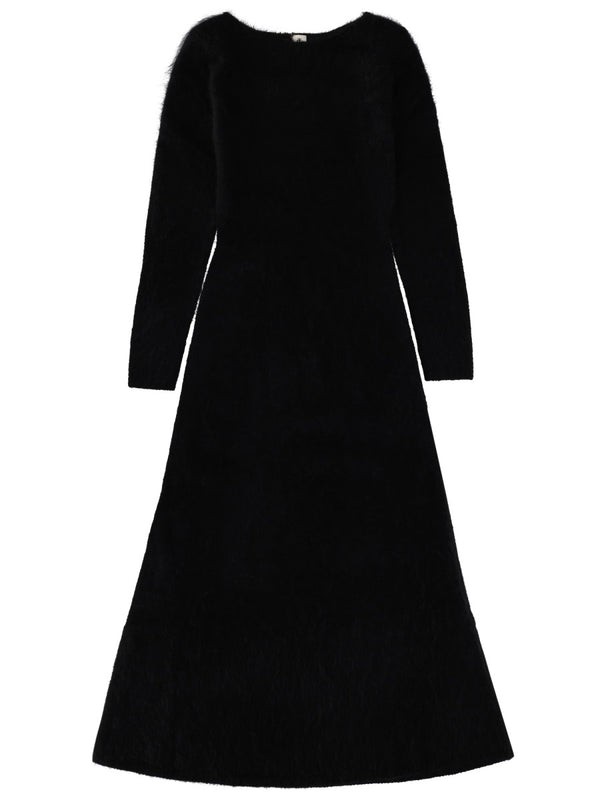 Long Dress Roma Black Mohair