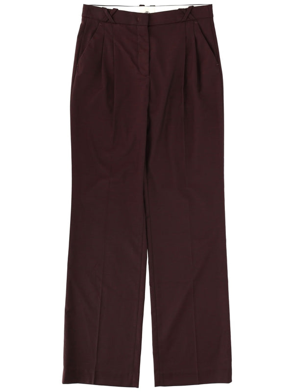 Pants Necchi Bordeaux Recycled Polyester Trousers