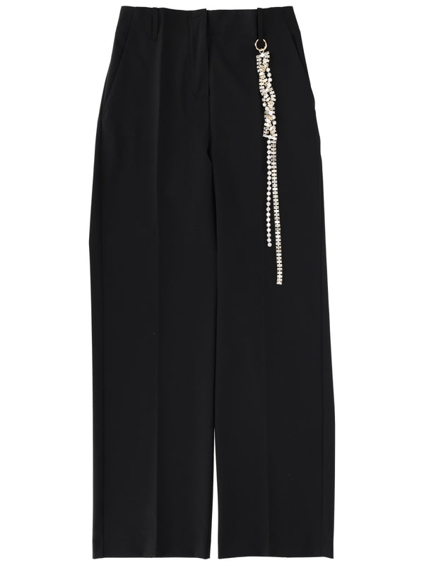 Tailored Pants Black Virgin Wool Trousers