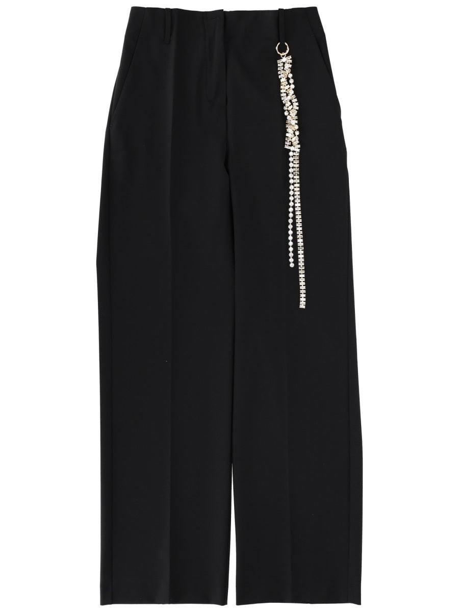 Tailored Pants Black Virgin Wool Trousers