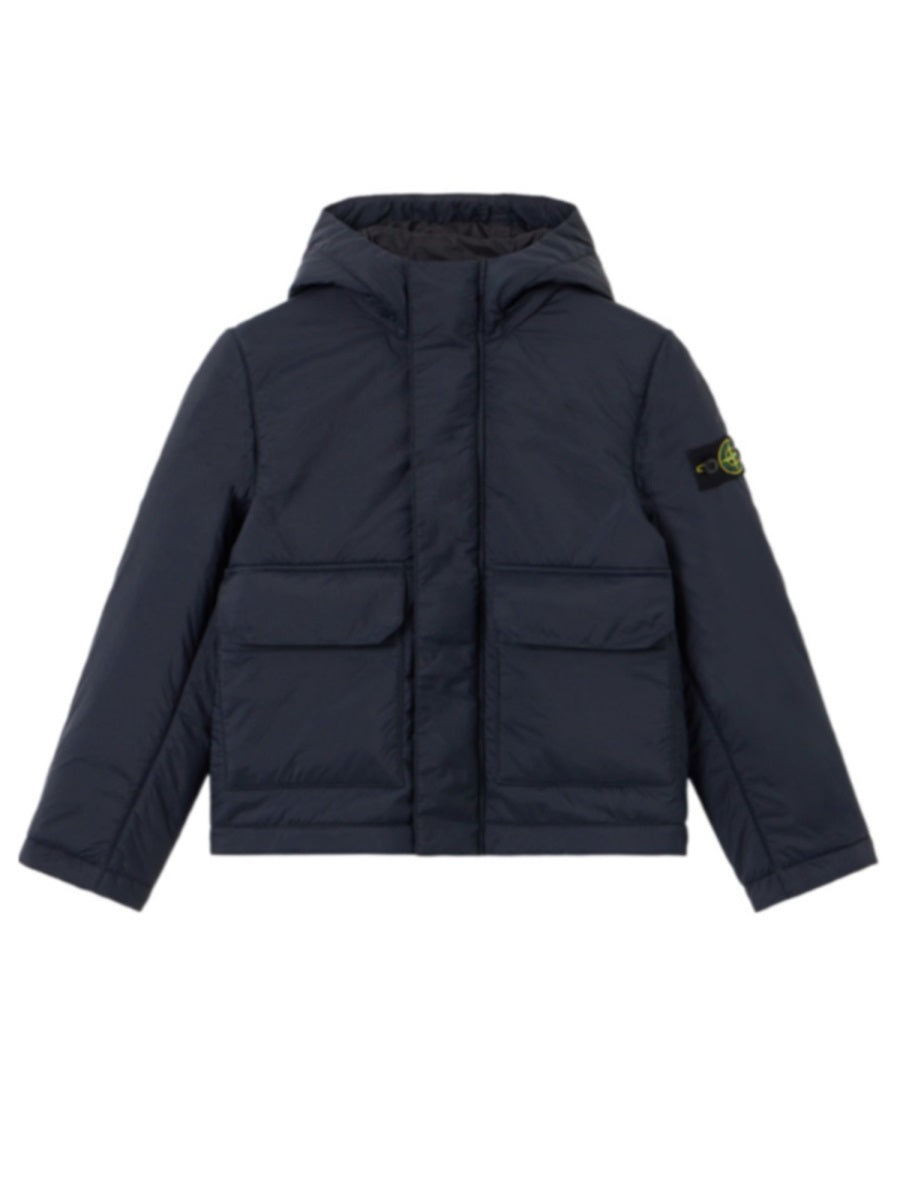 Jacket Blue Polyamide Trench & Raincoats