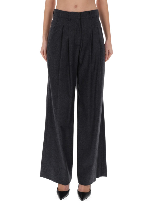 Pants Frankie Grey Virgin Wool Trousers
