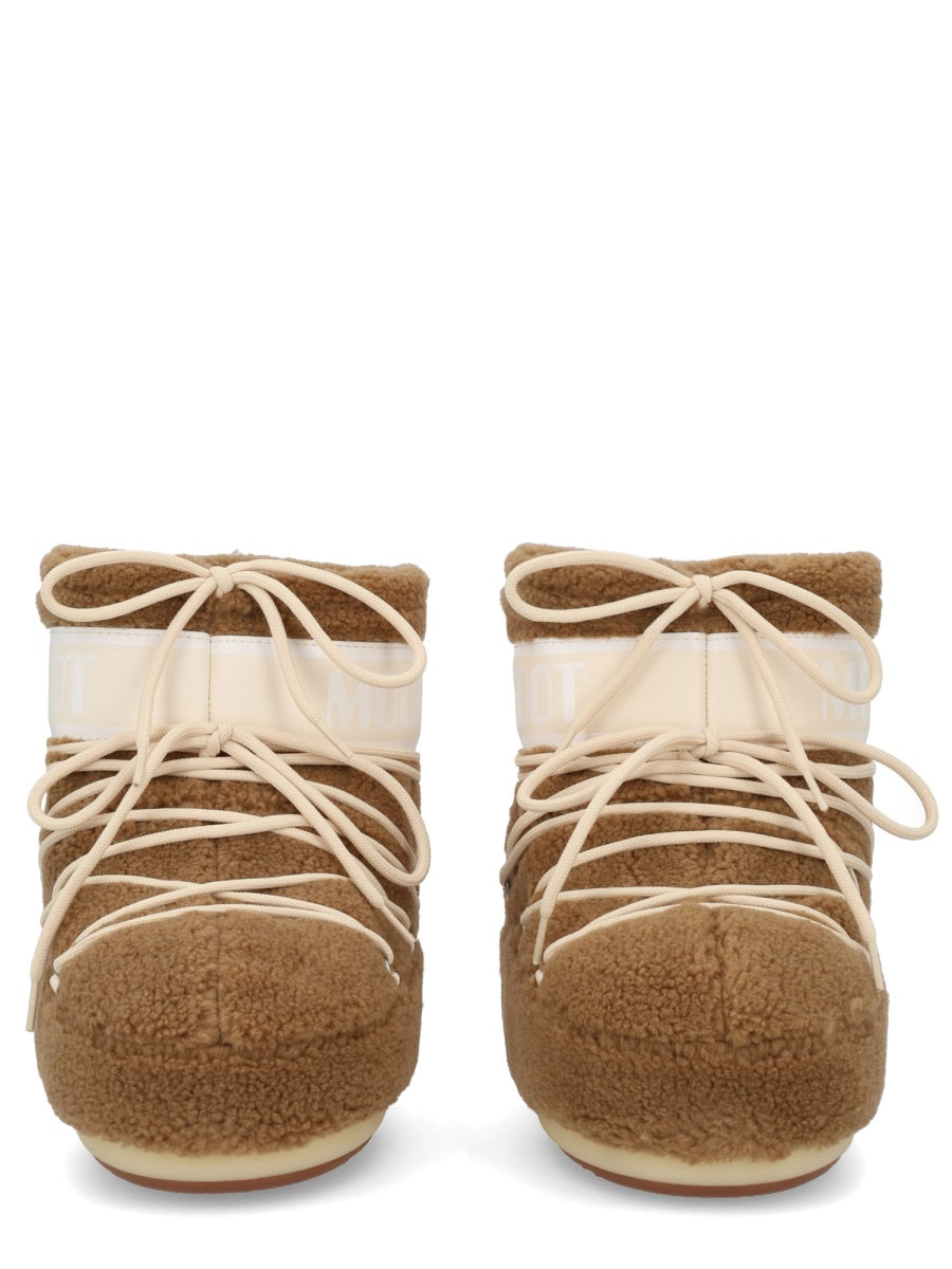 Icon Low Fleece Boot Brown Acrylic