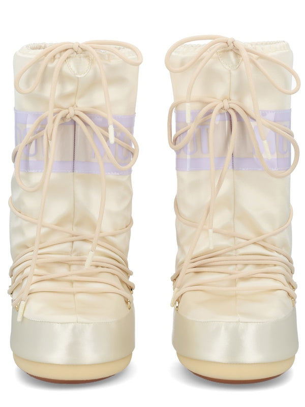 Icon Pearly Tall Boot Ivory Leather