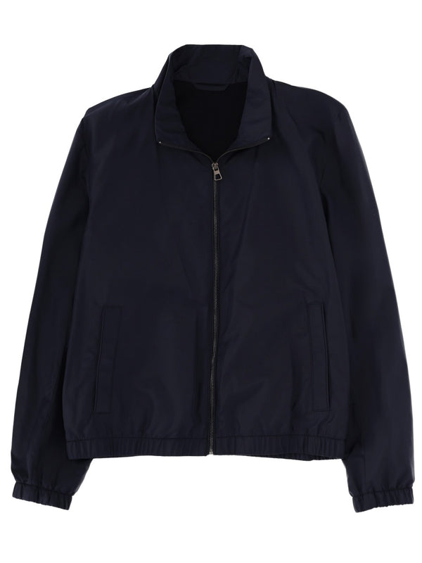 Blue Jacket With Zip Polyester